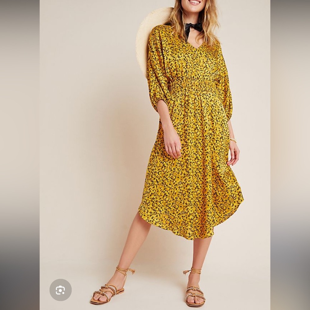 Anthropologie Marigold Midi Dress